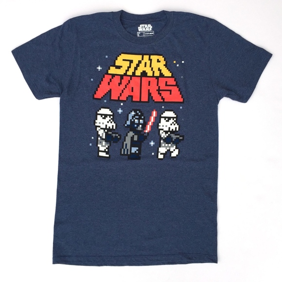 Star Wars Other - Star Wars Pixelated Graphic, Men’s Crew, Brand New